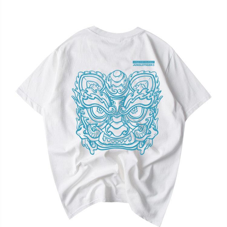 Summer tiger print loose t-shirt - amazitshop