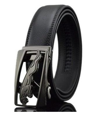 Men Automatic Buckle Leather Belts - amazitshop