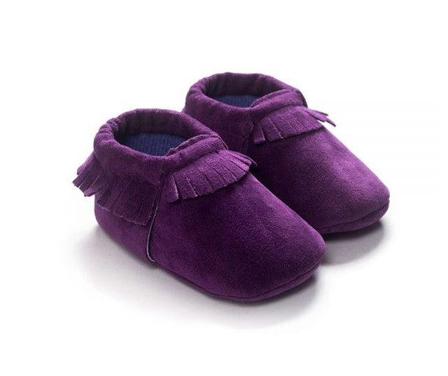 PU Suede Leather Newborn Baby Shoes - amazitshop