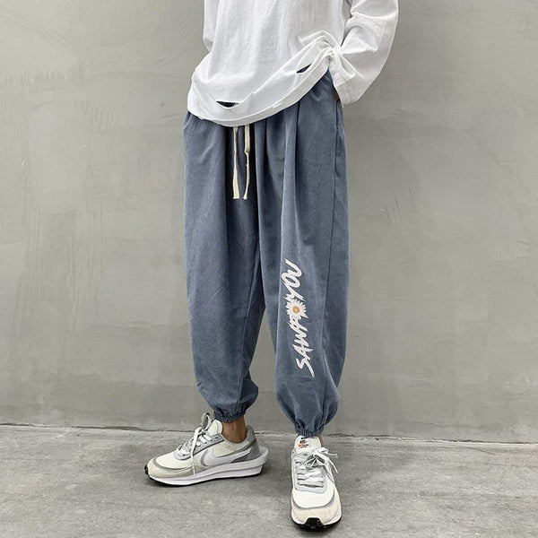 Casual Men's Trendy Loose-fitting Trousers Ins All-match S - amazitshop