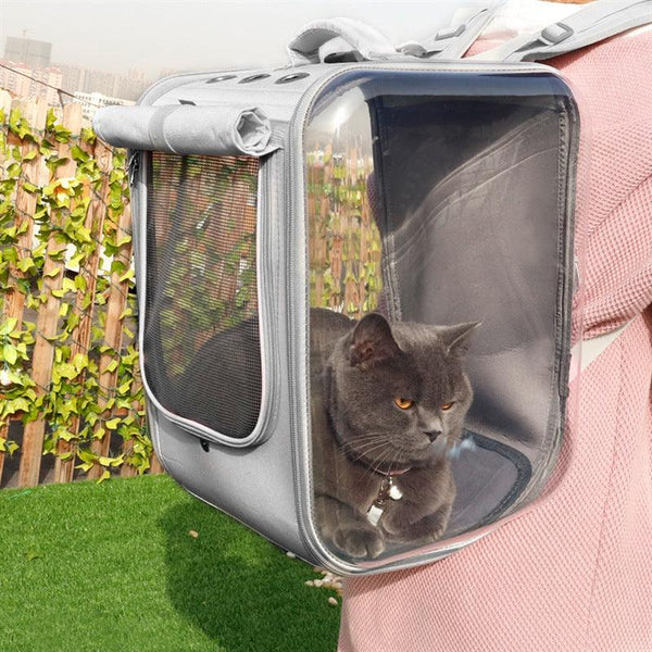 Pet Cat Carrier Backpack Breathable Cat Travel Outdoor Shoulder Bag For Small Dogs Cats Portable Packaging Carrying Pet Supplies - amazitshop