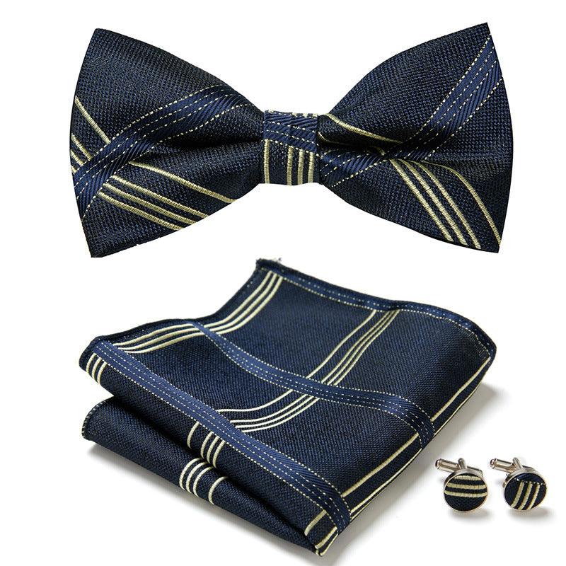 Three Piece Set Of Stylish Bow Ties - amazitshop