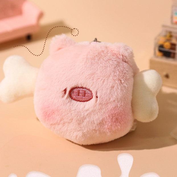 Undercooked Pig With Clumps Of Pendant Keychain Bags - amazitshop
