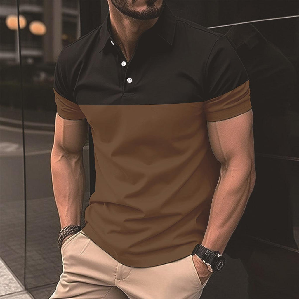 Men's Casual Polo Shirt T-shirt Top - amazitshop
