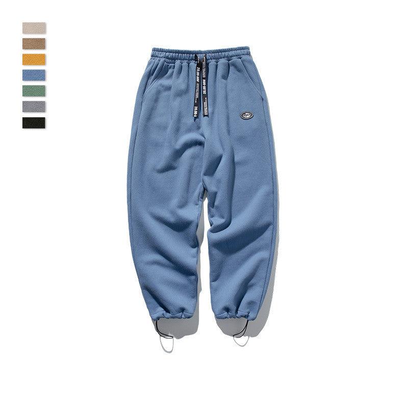 Men's drawstring knit stretch sweatpants - amazitshop