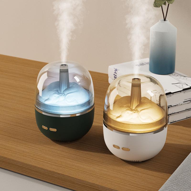 Air Humidifier Essential Oil Ultrasonic Aromatherapy Atomizer Colorful Light Heavy Fog Volume Office Home Accessories - amazitshop