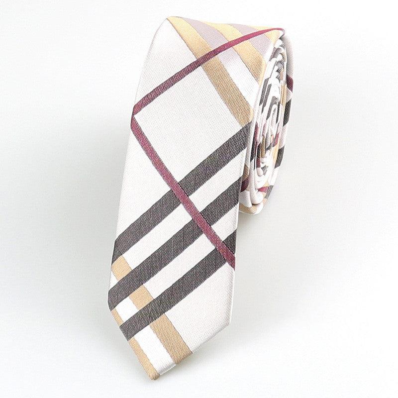 Formal Wear Korean Style Wedding Groom Best Man Casual Accessories Striped Dot Retro 5cm Glossy Hand Tie For Men - amazitshop