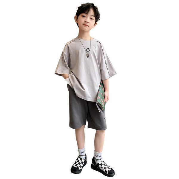 Two-piece Suit For Kids, Handsome And Fashionable, Big Kids - amazitshop