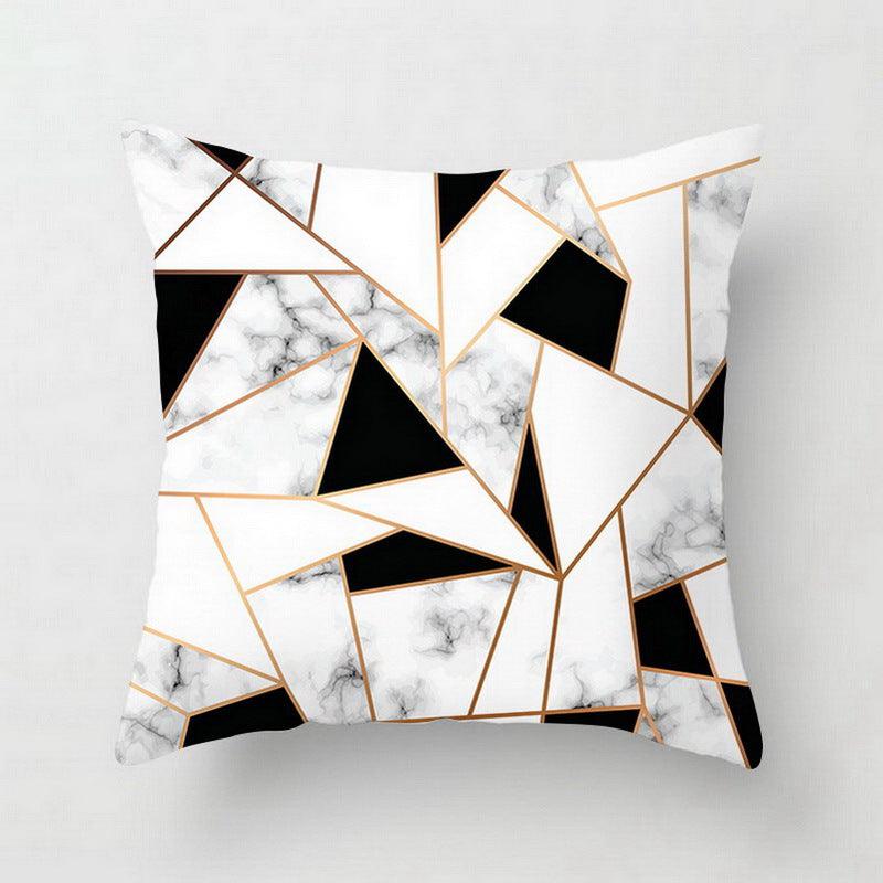 Pink Geometric Abstract Decorative Pillows Case - amazitshop