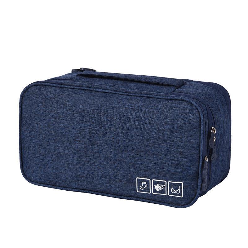 Travel Makeup Bags Women Multi-function 3-shelf Underwear Storage Bag - amazitshop