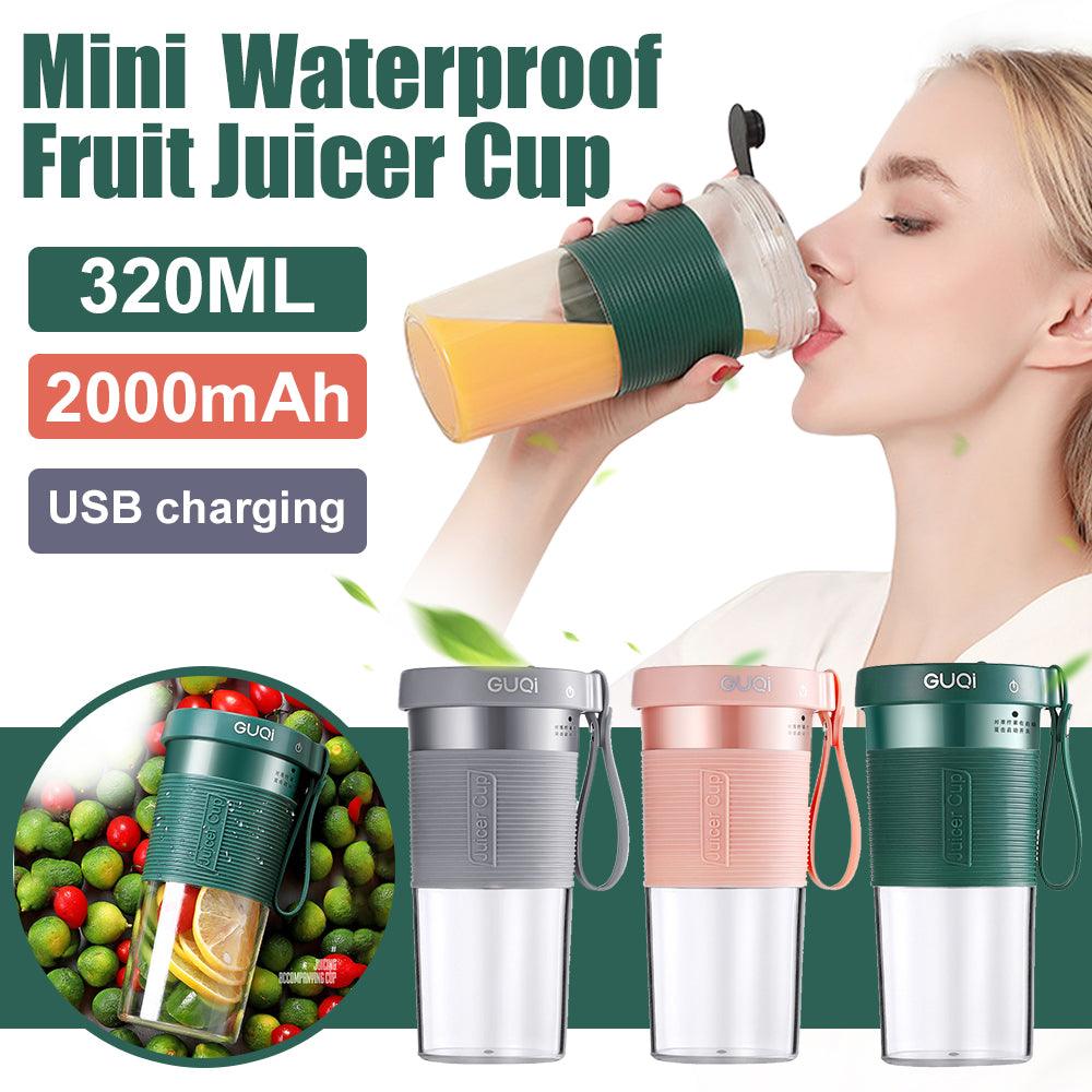 Mini USB Rechargeable Portable Blender Electric Fruit Juicer Kitchen Smoothie Maker Lightweight Sports Bottle Multifunction Blender - amazitshop