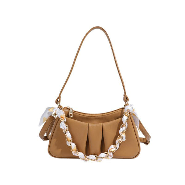 Bag Western Style Folds Shoulder Bag Net Red Chain Handbag - amazitshop