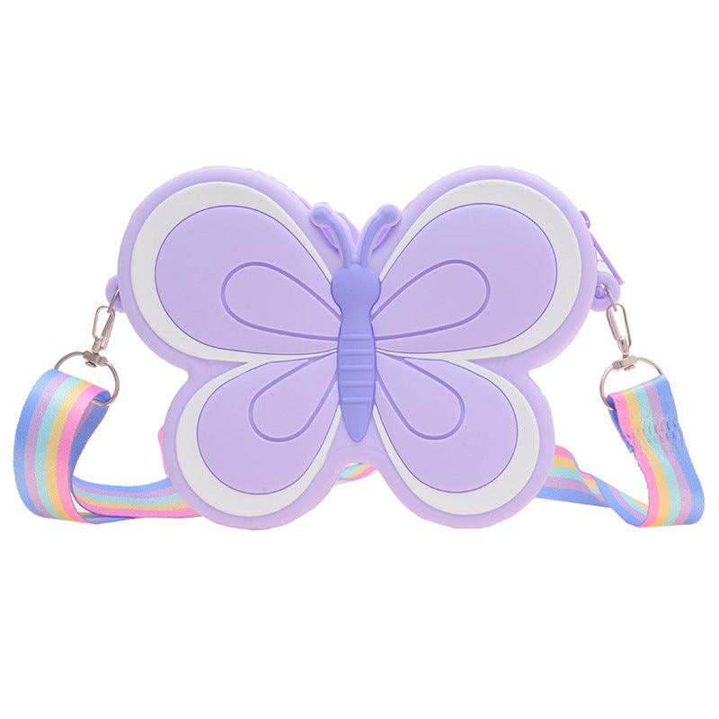 Children's Silicone Cute Butterfly Shoulder Bag - amazitshop