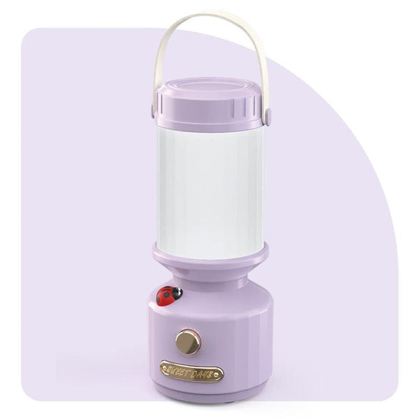 Creative Bedside Lamp Bedroom Rechargeable Sleeping Led Ladybug Simple Camping Night Light - amazitshop