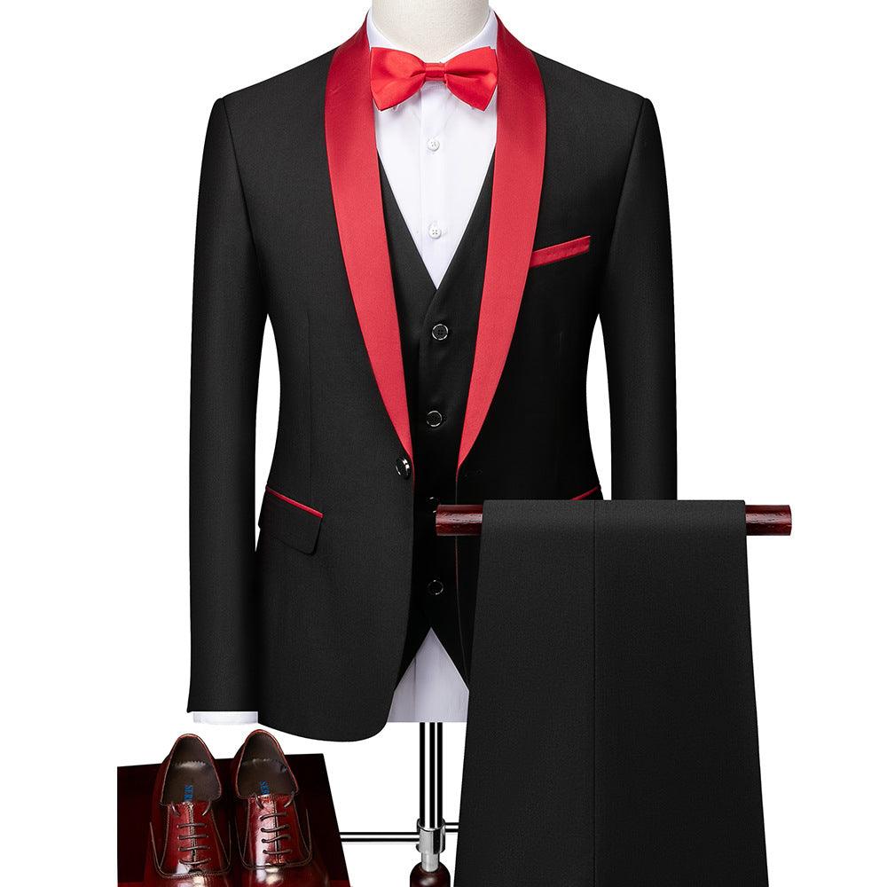 Business Casual Suits Men's Wedding Groom Dresses Pavilion Slim Fit - amazitshop