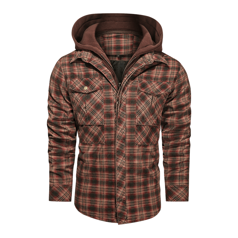Men Warm Jacket Fleece Thick Autumn Winter Detachable Hoodies Jackets Men Slim Fit Men Clothing - amazitshop