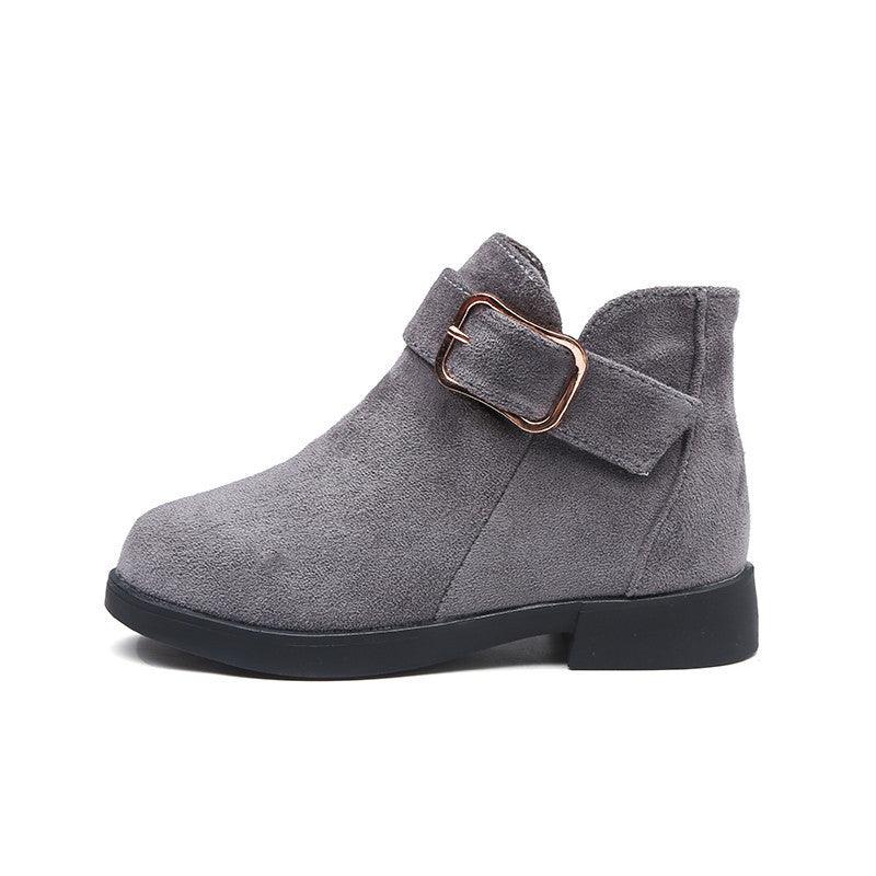 Big kids suede leather boots - amazitshop