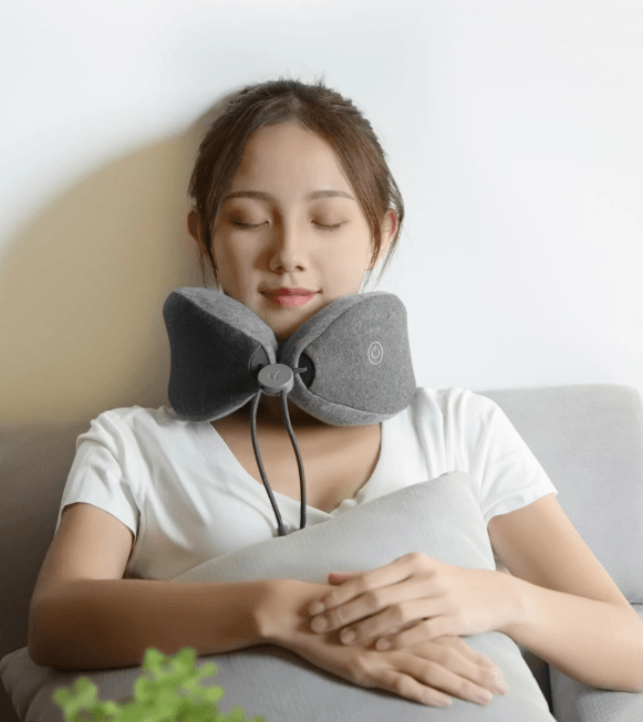 Neck Massage Pillow Relax Neck Muscle Therapy Massager Sleep Pillow for Office Mid Home and Travel - amazitshop