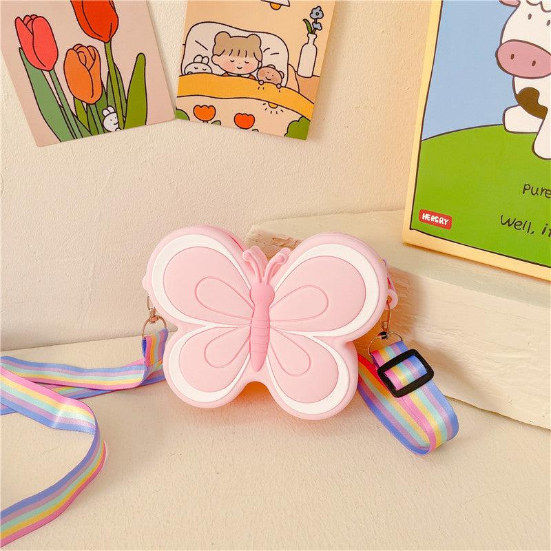 Children's Silicone Cute Butterfly Shoulder Bag - amazitshop