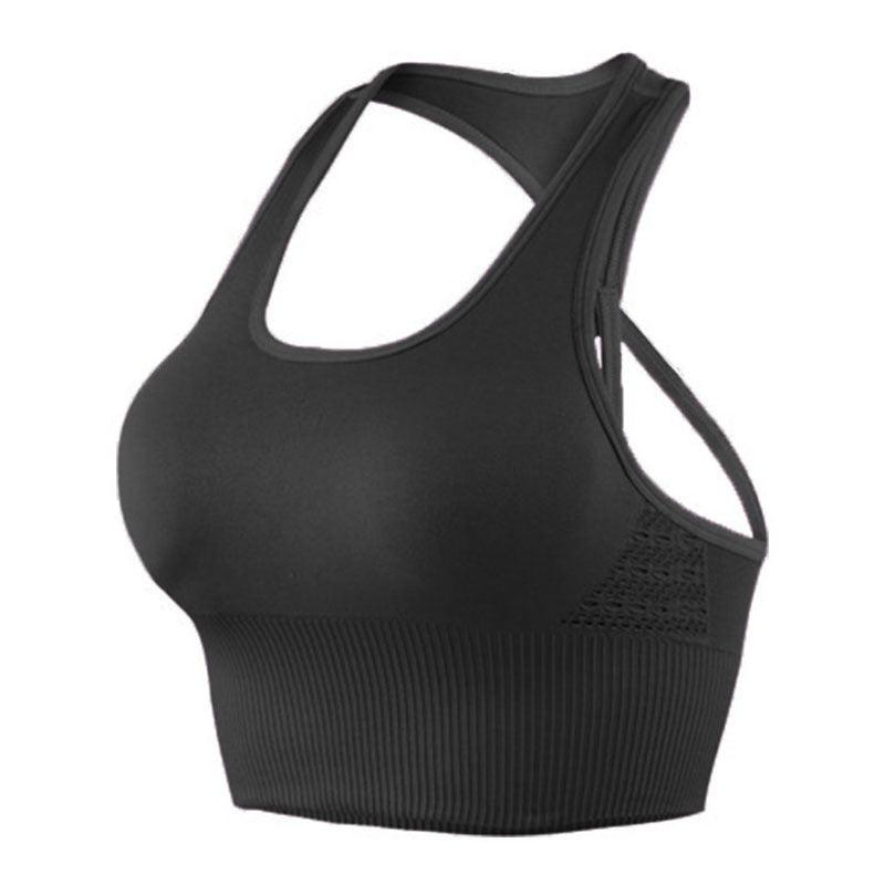 Shockproof Sports Bra Tight-fitting Fitness Exercise Seamless Yoga Wear Women - amazitshop