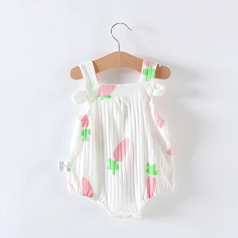 Baby Girl One-piece Dress Newborn Baby Triangle Romper - amazitshop