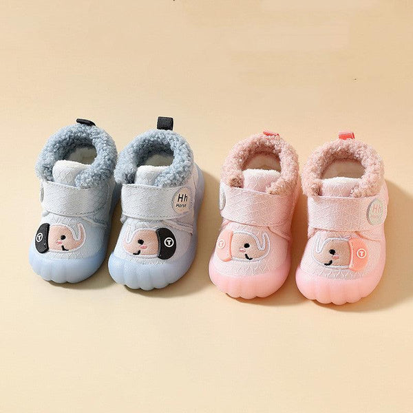 Two Cotton Toddler Shoes Winter Warm Cotton Shoes Women - amazitshop