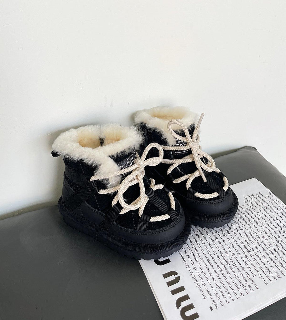 Fleece-lined Warm Boys Toddler Shoes - amazitshop