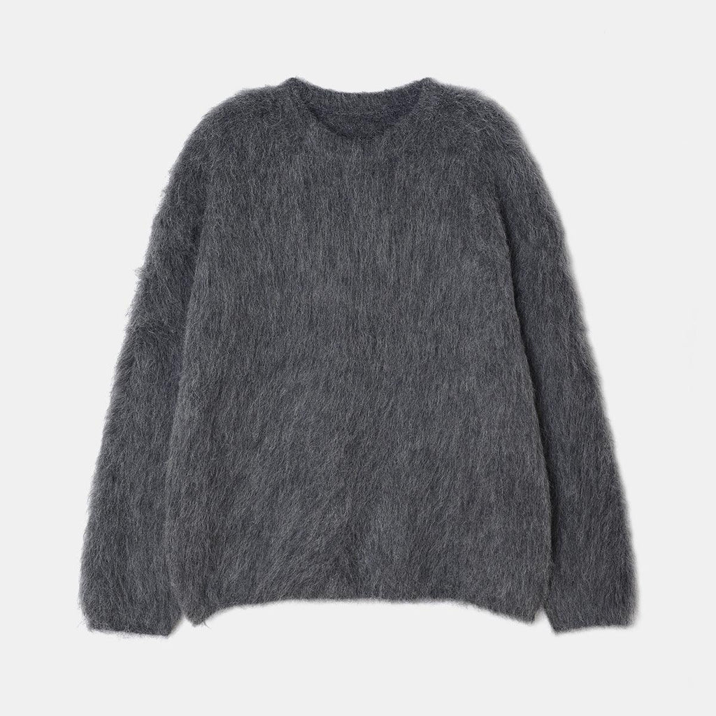 High-end Niche Alpaca Round Neck Wool Sweater - amazitshop