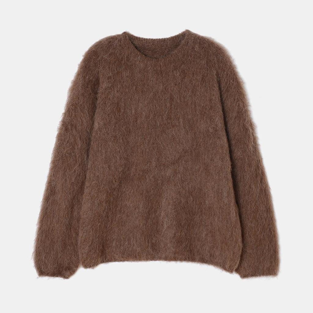 High-end Niche Alpaca Round Neck Wool Sweater - amazitshop