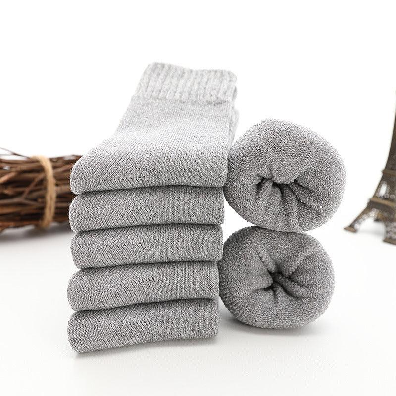 Tube Socks Thick Fleece-lined Warm Terry - amazitshop