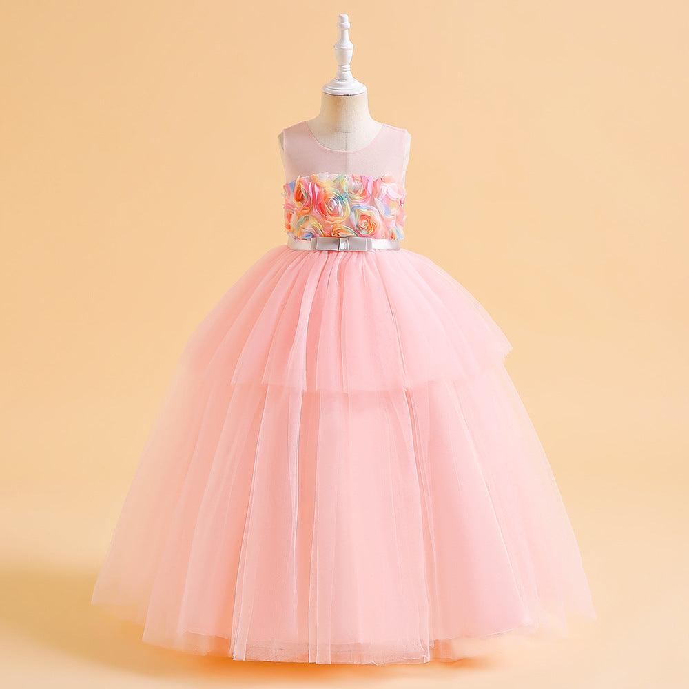 Children's Fashion Casual Solid Color Dress - amazitshop