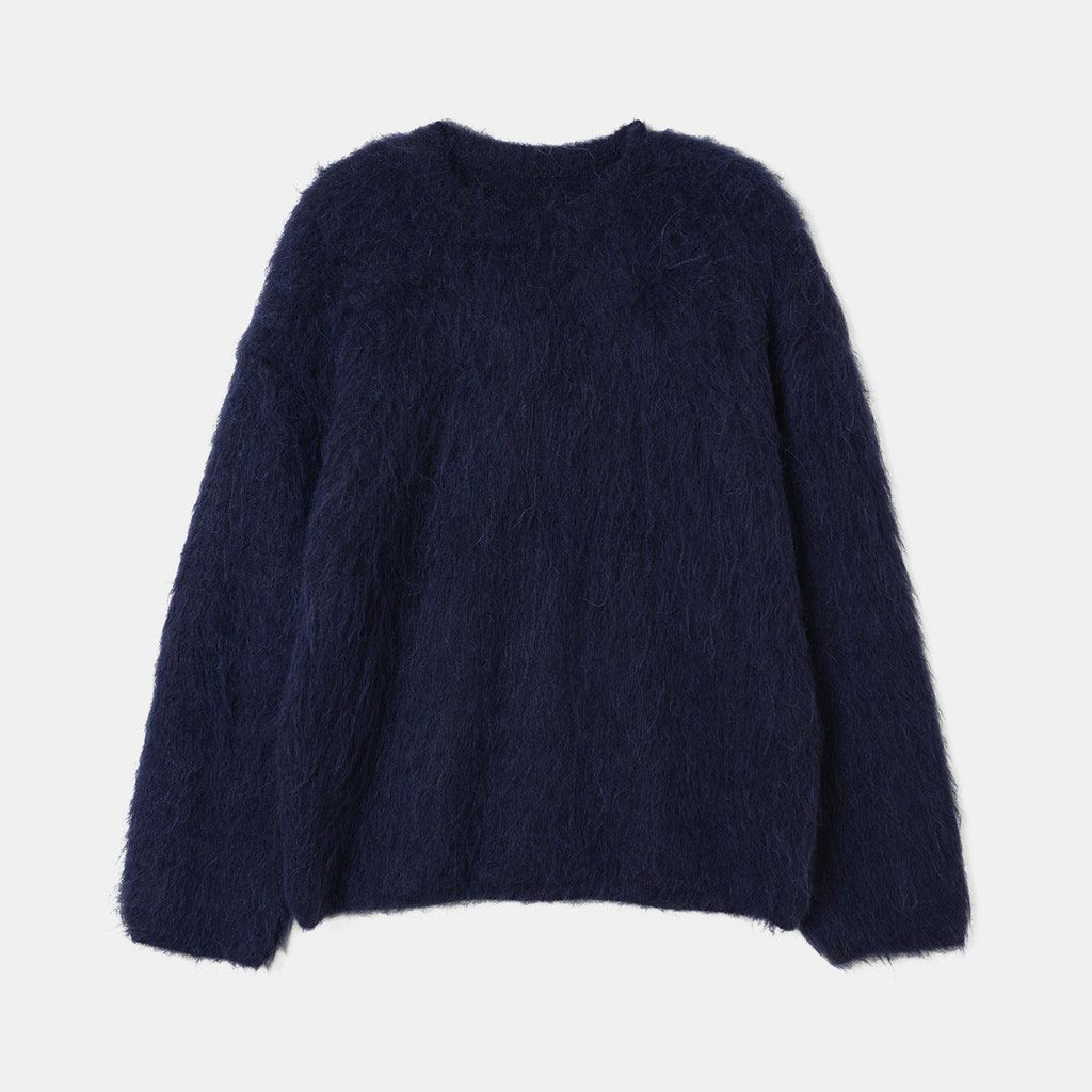 High-end Niche Alpaca Round Neck Wool Sweater - amazitshop