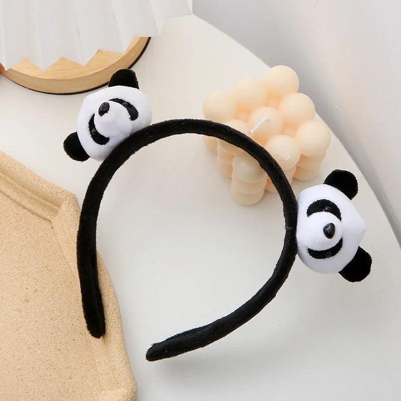 Cute Cartoon Plush Panda Headband Hair Accessories - amazitshop