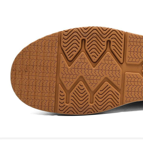 Leather Low-top Board Shoes For Men - amazitshop