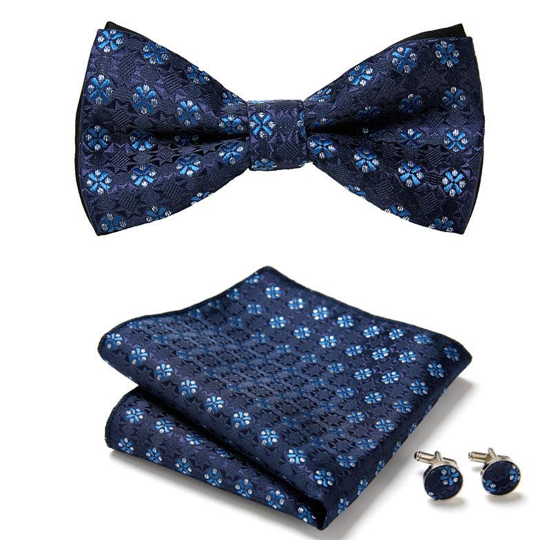 Three Piece Set Of Stylish Bow Ties - amazitshop