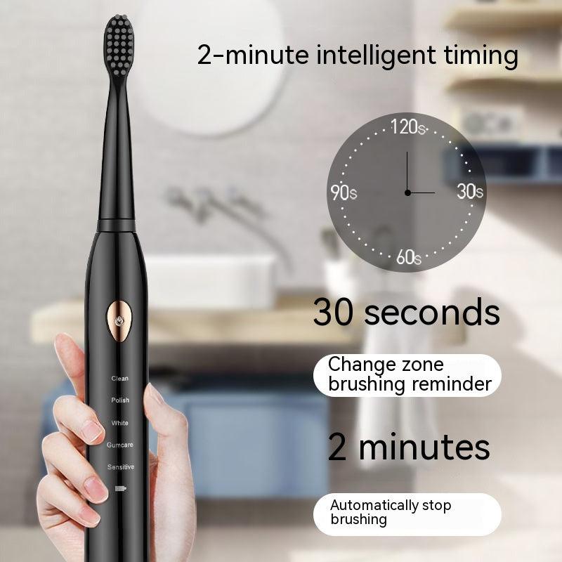 Soft-bristle Toothbrush Oral Irrigator Rechargeable Automatic Ultrasonic Wave - amazitshop