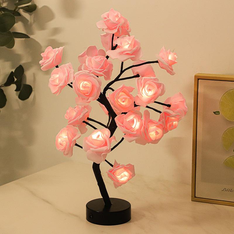 LED Rose Table Lamp Decoration - amazitshop