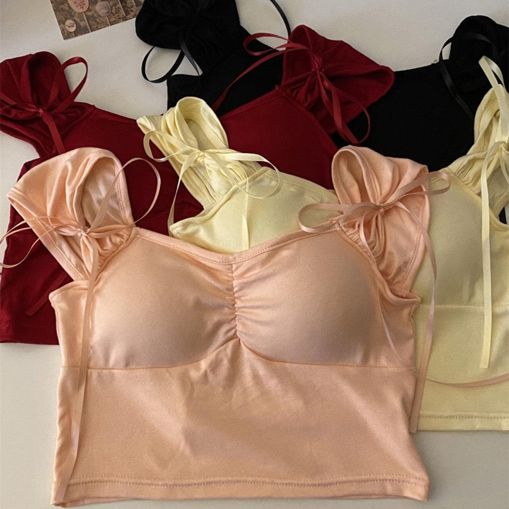 Bra Tops For Women With Bra Pads And Tank Tops - amazitshop