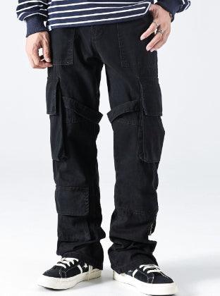 Men's Clothing Autumn And Winter Straight Bootcut Trousers - amazitshop