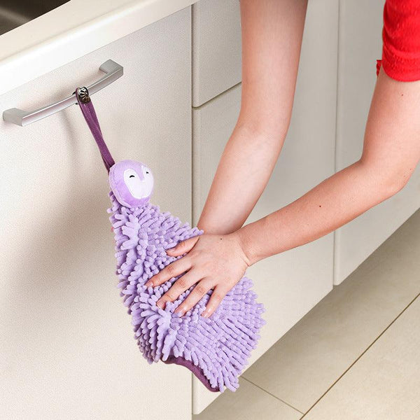 Absorbent Thickened Kitchen Dishwashing Rag Bathroom Hand Towel - amazitshop