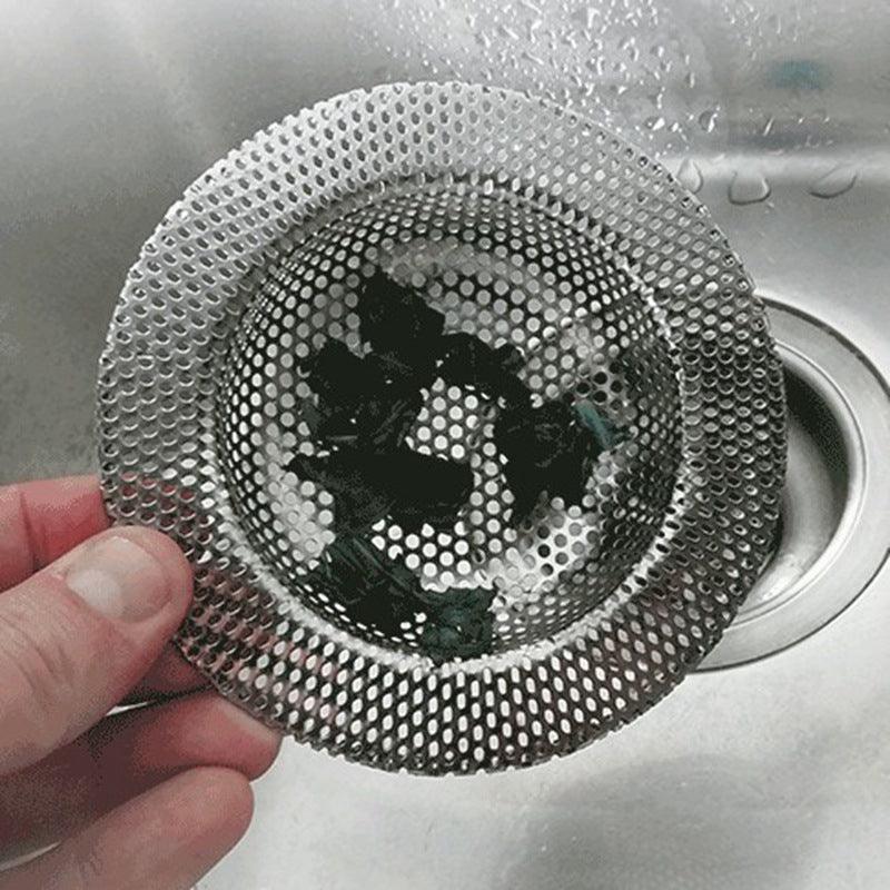 Stainless Steel Filter Screen For Kitchen Sink, Sink And Vegetable Basin - amazitshop