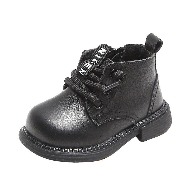 Baby Soft - soled Toddler Shoes Boys' Short Winter Children's Boots - Amazitshop