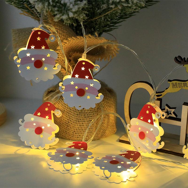 2024 Christmas LED Light String Santa Claus Elk Snowman Xmas Ornament String Light Christmas Decorations 2024 New Year Navidad Gift - amazitshop