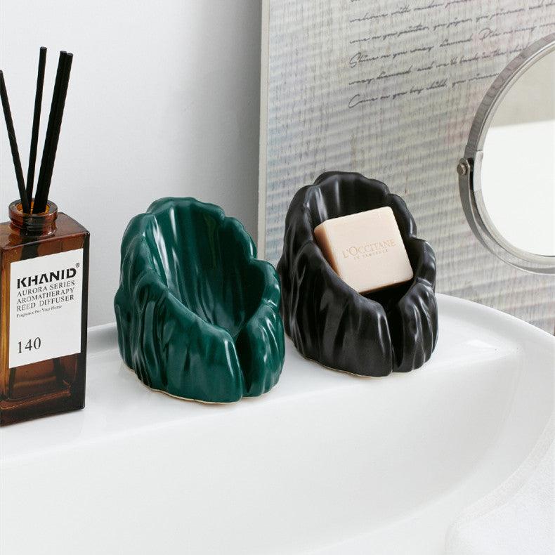 Ceramic Soap Box No Water In Domestic Bathroom - amazitshop