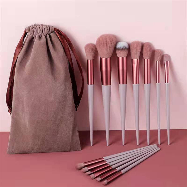 13 Pcs Makeup Brush Set Make Up Concealer Brush Blush Powder Brush Eye Shadow Highlighter Foundation Brush Cosmetic Beauty Tools - amazitshop