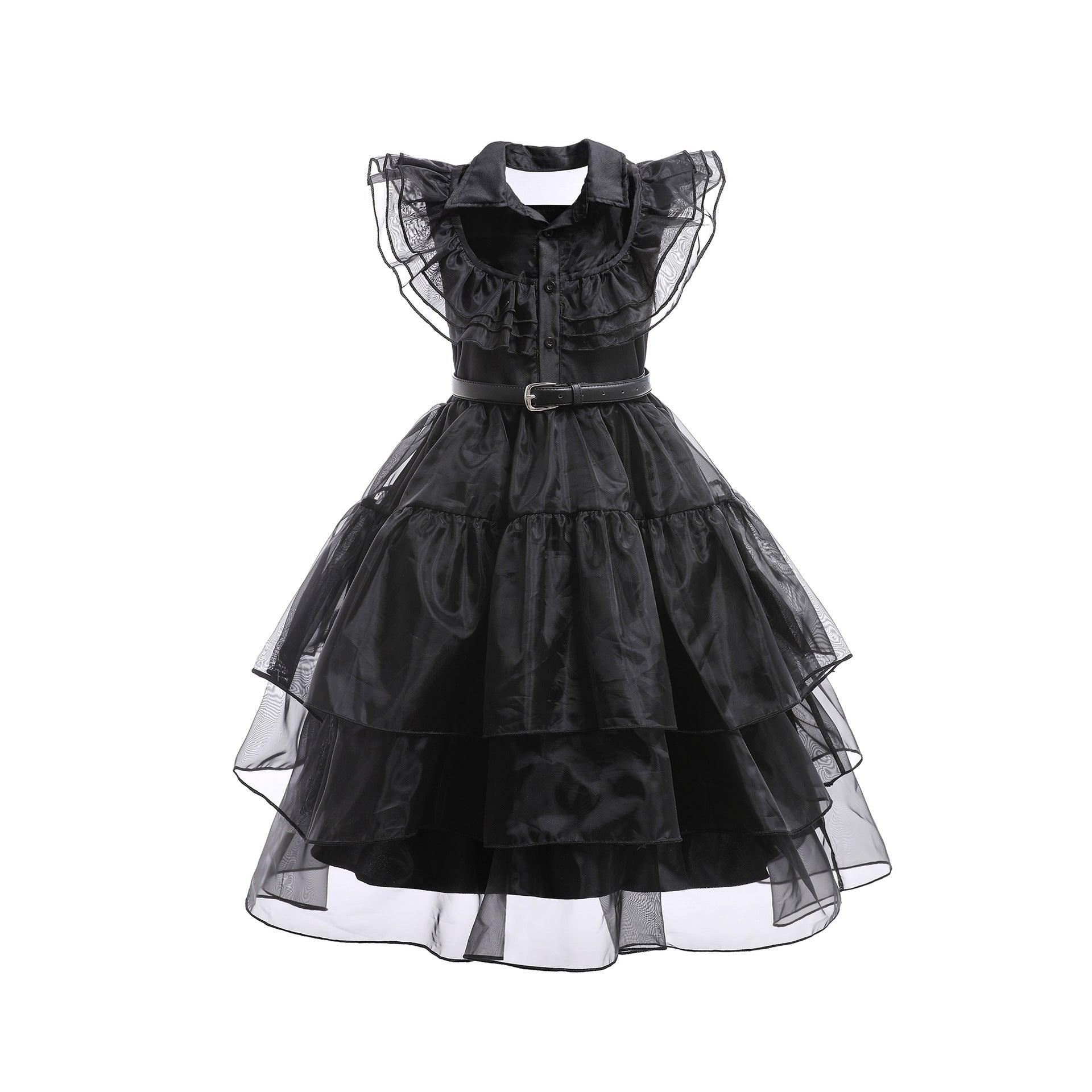 Black Dress Cosplay Clothing Girls - Amazitshop