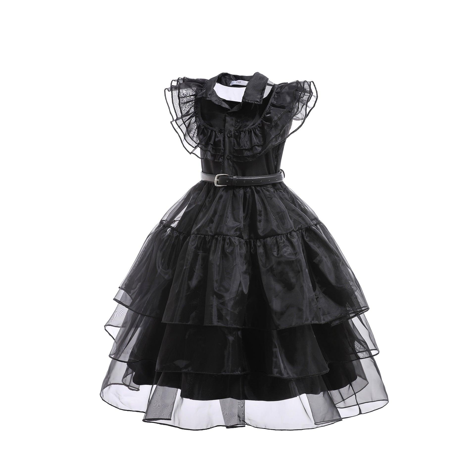 Black Dress Cosplay Clothing Girls - Amazitshop