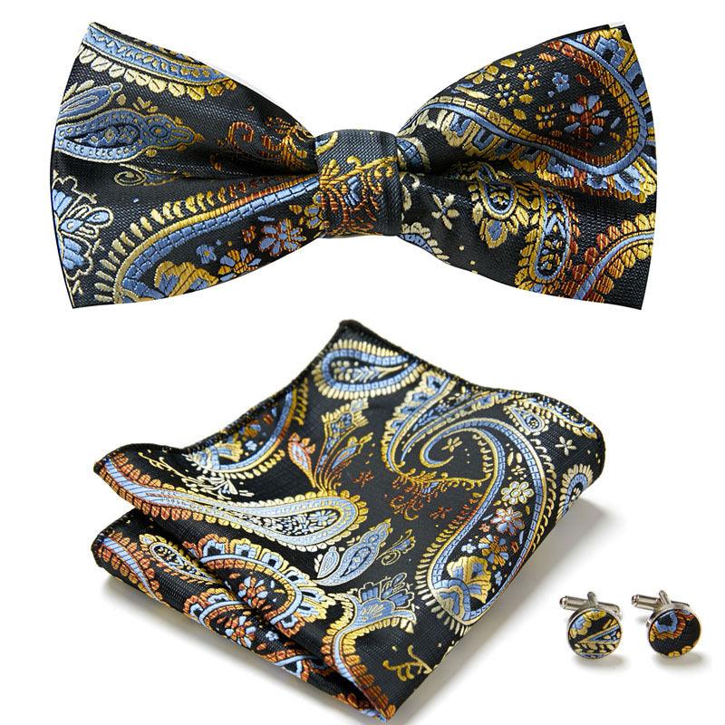 Three Piece Set Of Stylish Bow Ties - amazitshop