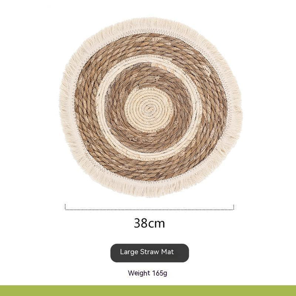 Tassel Grass Insulated Dining Table Mat - amazitshop