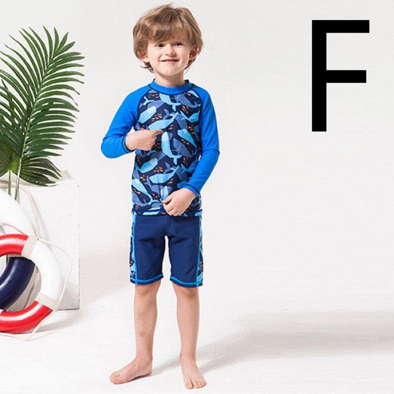 Children's Swimsuit Boys Split Boy Quick-Drying Swimsuit - amazitshop